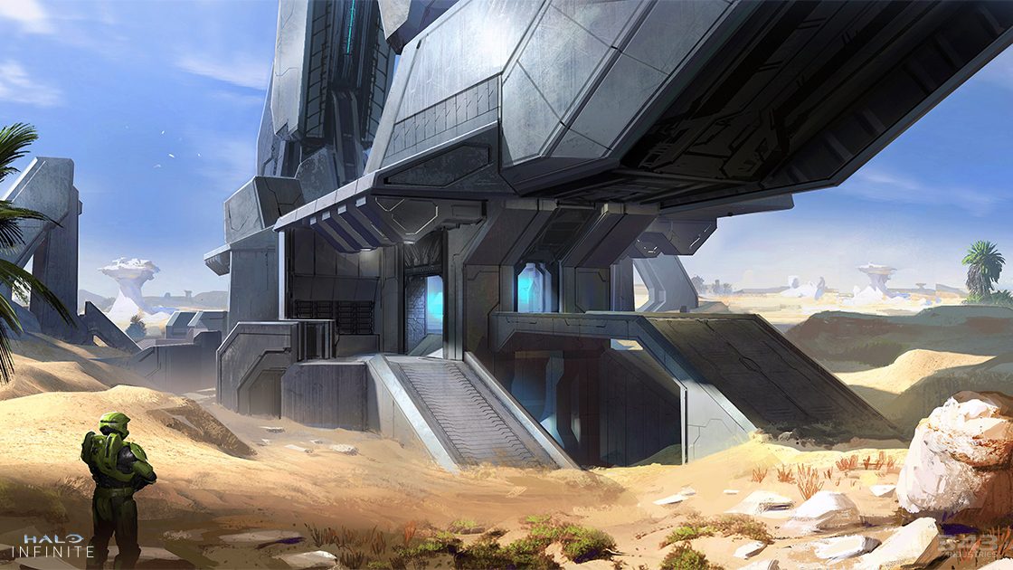 343 Industries muestra algunos concept art del mapa "Behemoth" de Halo Infinite - 343 Industries ha mostrado unos concept art de uno de los mapas para "Big Team Battle" que podremos jugar en la nueva prueba de Halo Infinite.