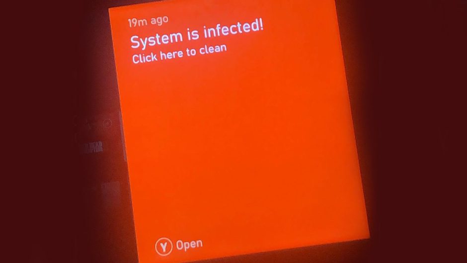 “System is Infected”, la notificación que está trayendo de cabeza a algunos usuarios en Xbox