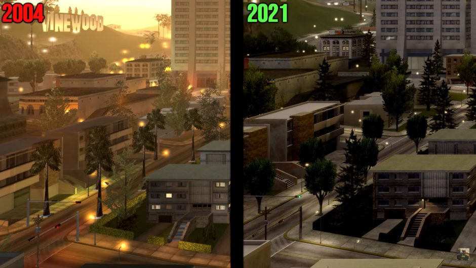 Comparativa en vídeo de GTA San Andreas vs Definitive Edition