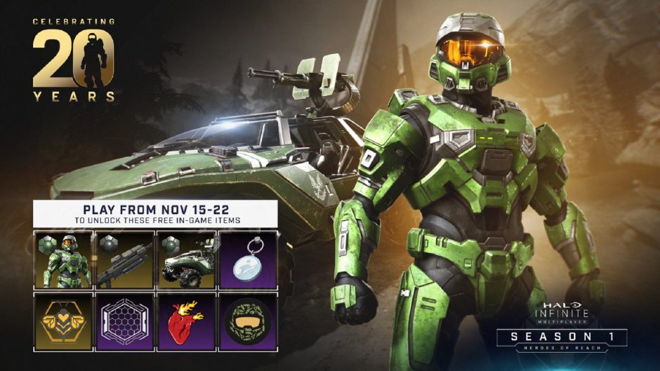Consigue recompensas adicionales para el multijugador de Halo Infinite