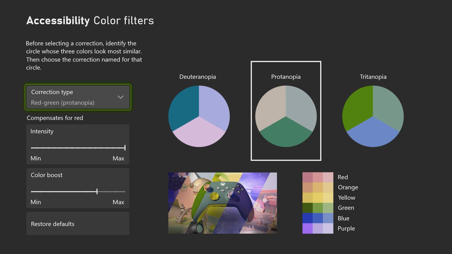 Xbox anuncia la llegada de los nuevos filtros de color mejorados - La actualización del filtro de color ha llegado a Xbox. Dirígete a las opciones de configuración y personaliza a tu gusto los contornos que desees visualizar.