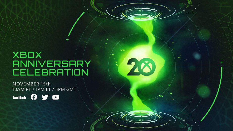 Confirmada fecha y hora definitiva para el evento del 20 aniversario de Xbox