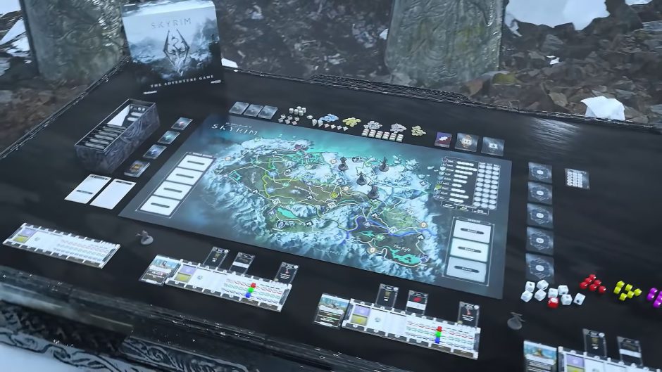 Un juego de mesa de Skyrim ha sido revelado y llegará en 2022