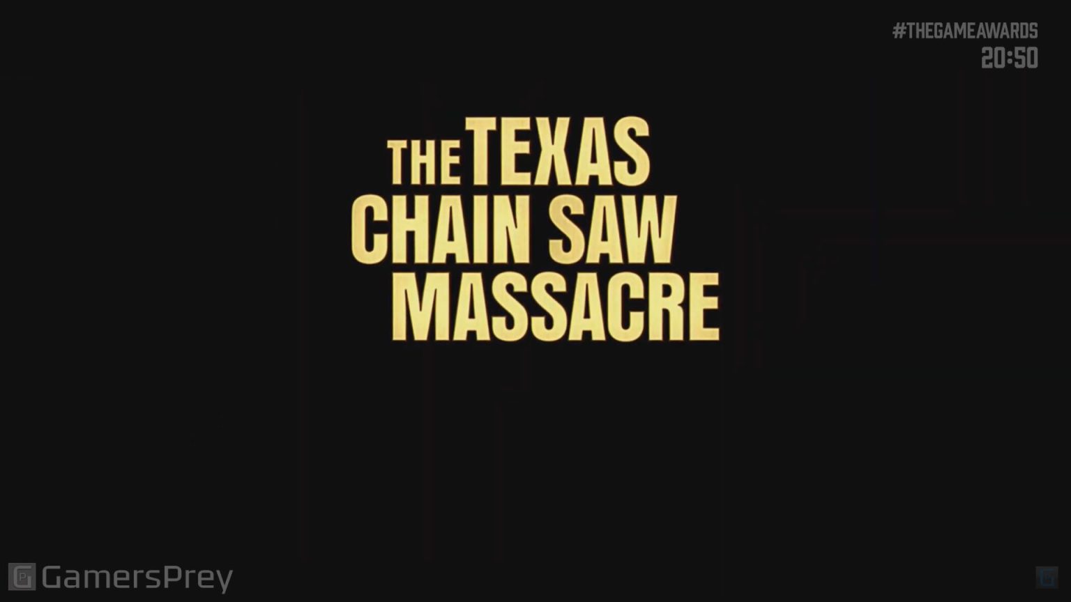Es anunciado durante los TGA un videojuego basado en La Masacre de Texas, un multijugador asincrono sin fecha de lanzamiento. Texas Chain Saw Massacre