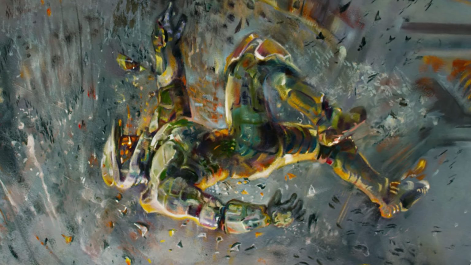 La prestigiosa artista Iva Troj, ha pintado un óleo sobre lienzo de Halo Infinite que expondrá en la Saatachi Gallery de Londres.