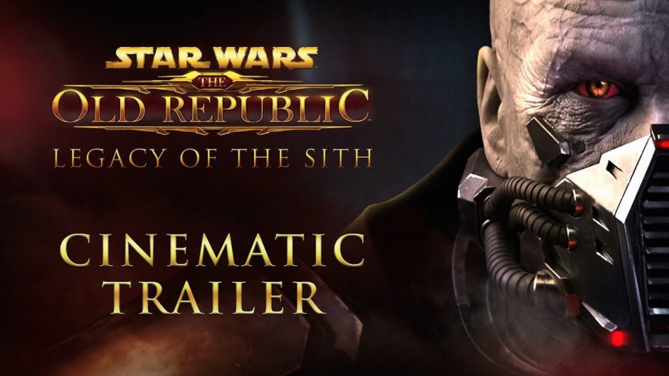 Star Wars: The Old Republic Legacy of the Sith se deja ver en este espectacular traíler
