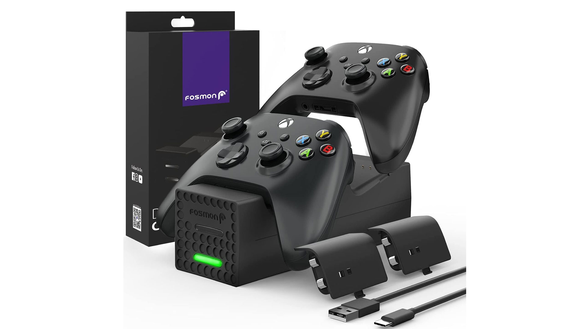 Fosmon lanza una base de carga para mandos con forma de Xbox