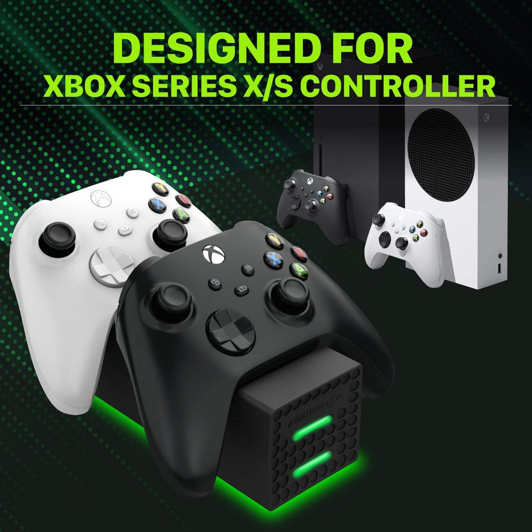 Fosmon lanza una base de carga para mandos con forma de Xbox Series - Si tienes necesidad de una estación de carga para mandos de Xbox, este modelo de Fosmon es la opción perfecta para ello.