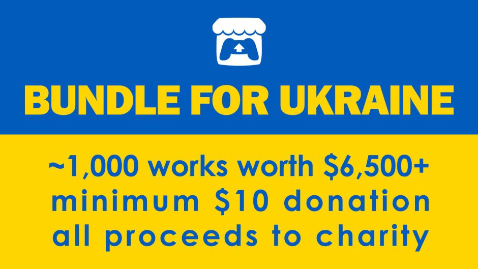 For sale a package of about 1000 games for only 10 dollars on the occasion of providing assistance to Ukraine