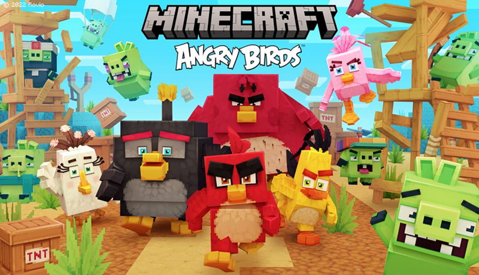 Angry Birds arrives on Minecraft with a rather special DLC