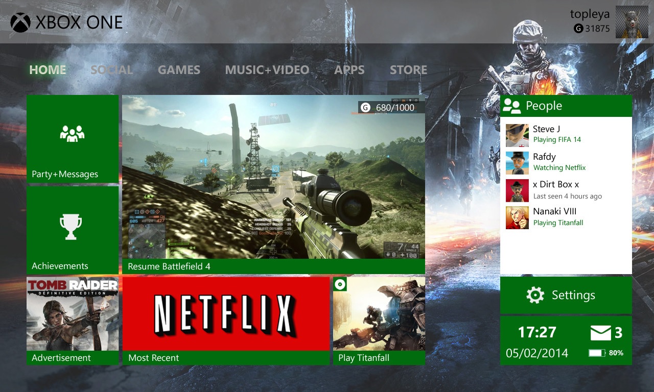 No te pierdas estos conceptos hechos por fans para la interfaz de Xbox One - Hemos seleccionado estos cuatro diseños de interfaz para Xbox hechos por fans a lo largo de los años ¿Nos acompañas?