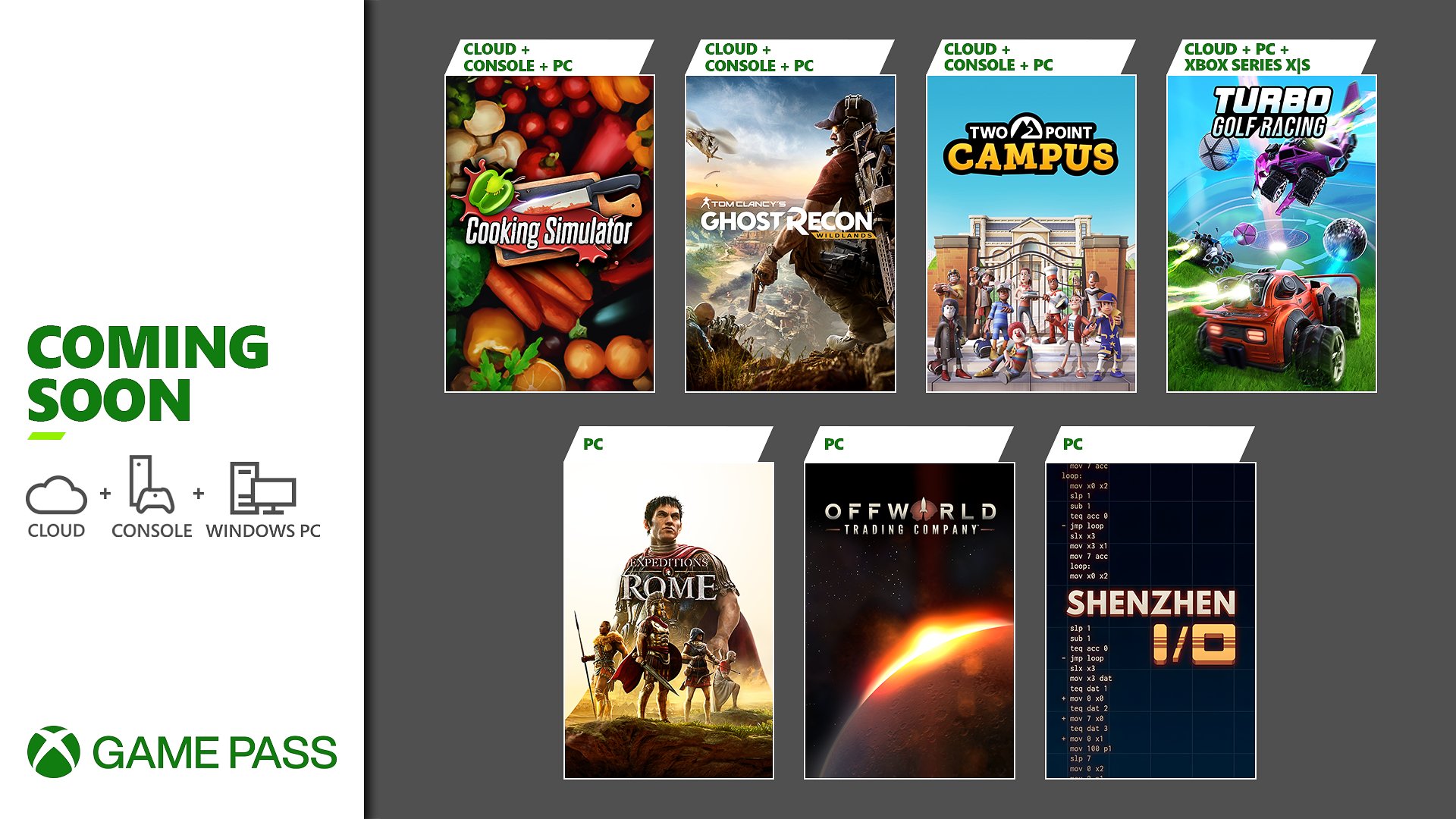 Desvelados los nuevos juegos para Xbox Game Pass del mes de agosto - Los nuevos juegos para Xbox Game Pass ya están anunciados. Aquí tenéis el nuevo listado para agosto.