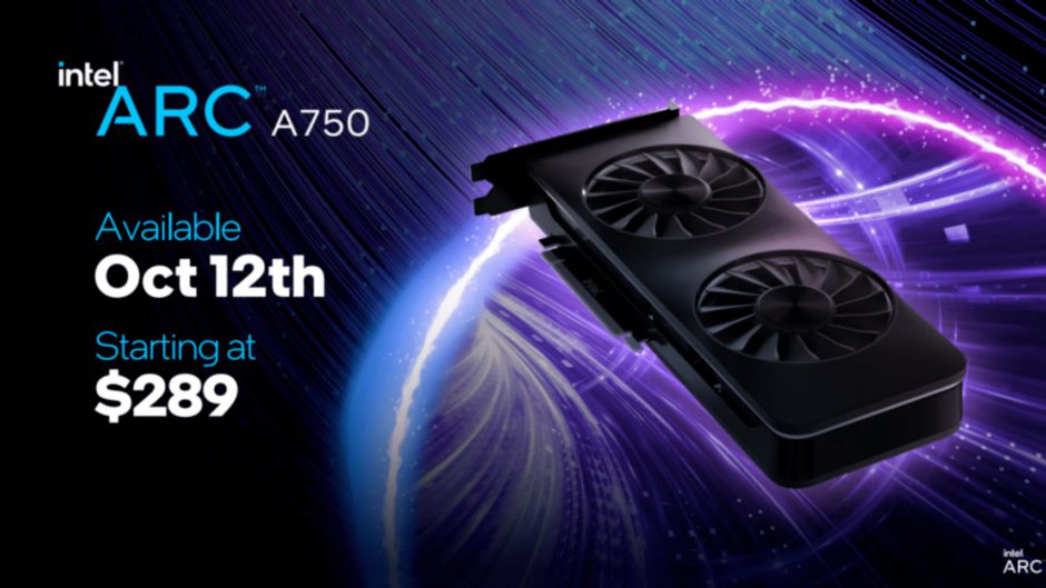 Otra más, la serie de Intel Arc: A700 llega por debajo de los $300