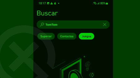 Búsqueda en la app de Xbox