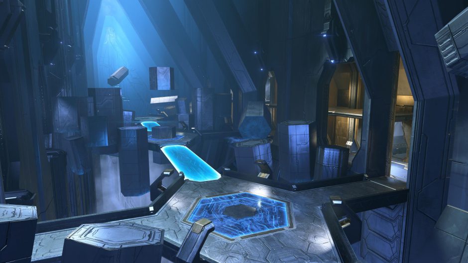 Una cueva cristalizada sería un futuro mapa para Halo Infinite