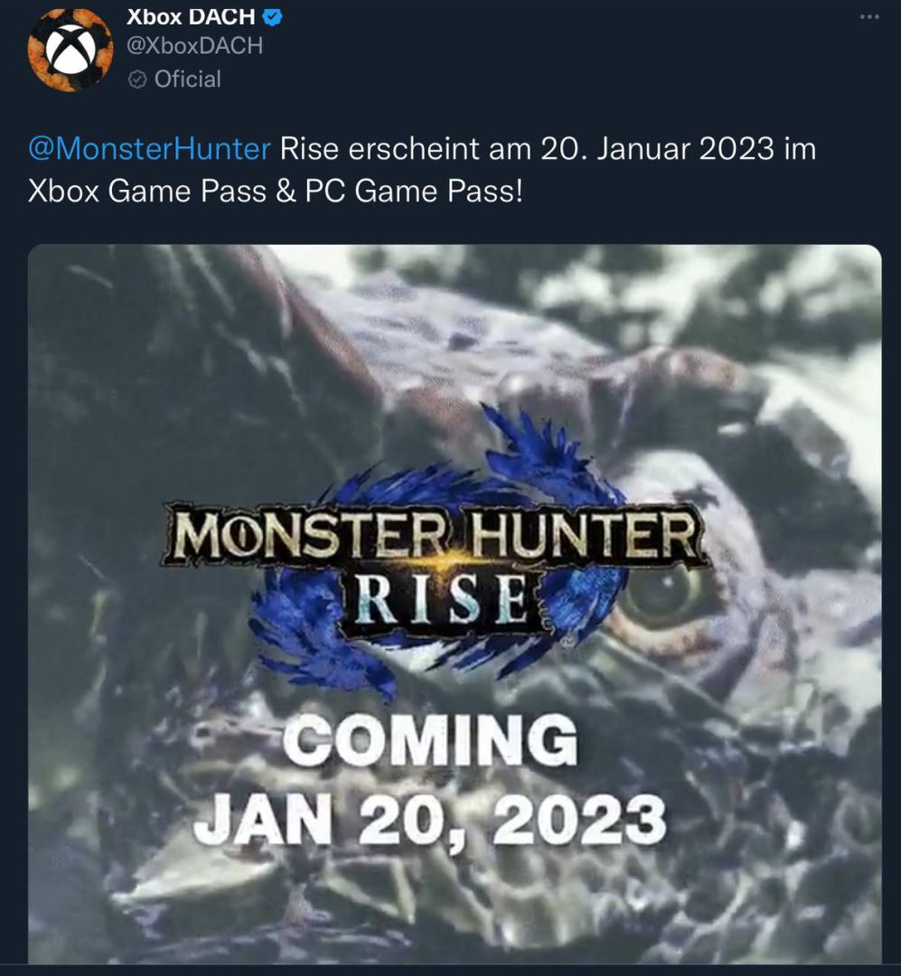 Monster Hunter Rise - Xbox Game Pass