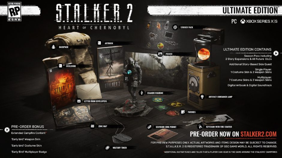 Stalker 2 deja ver su brutal edición de coleccionista Ultimate Edition