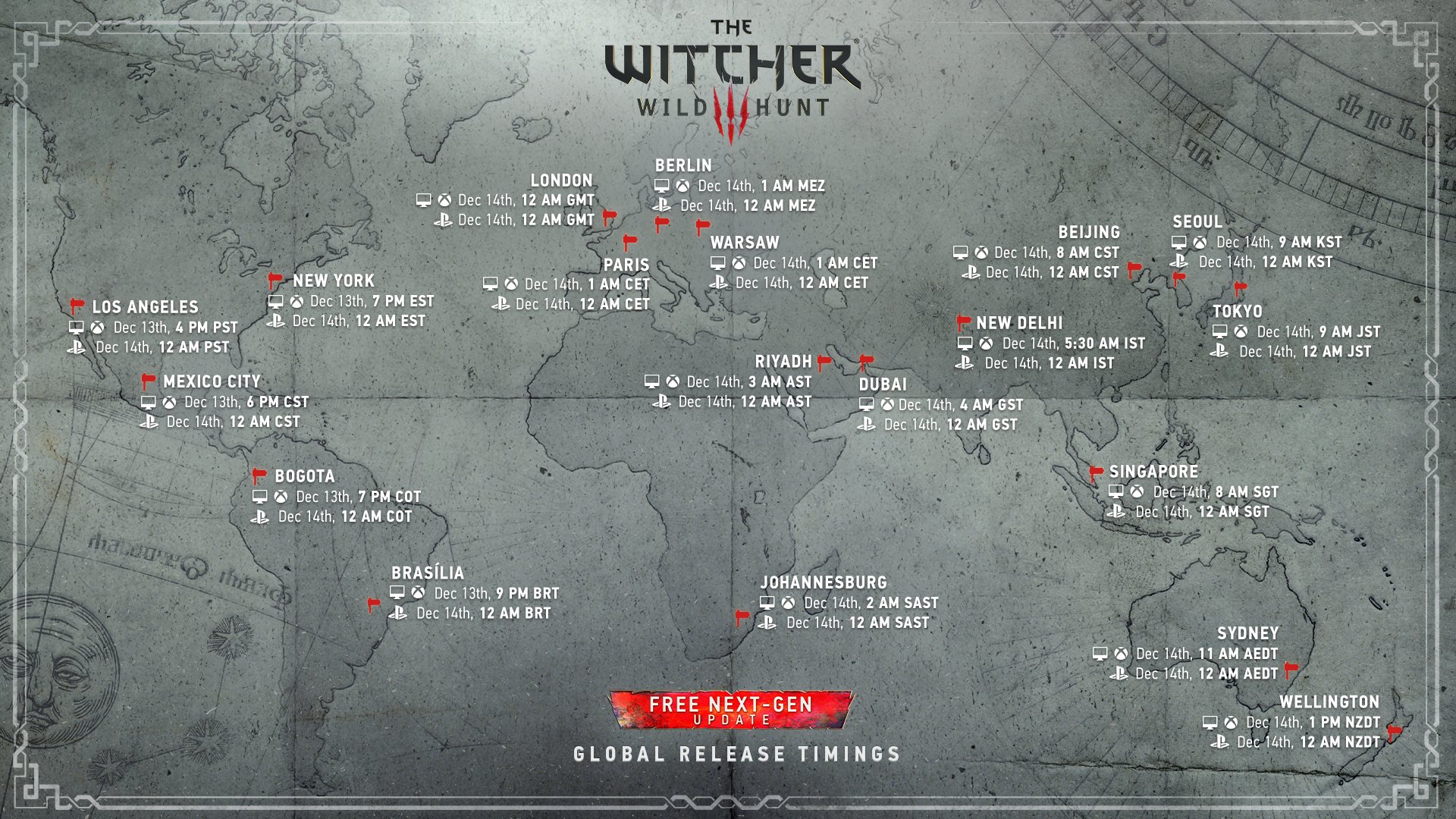 the new gen witcher 3 update date