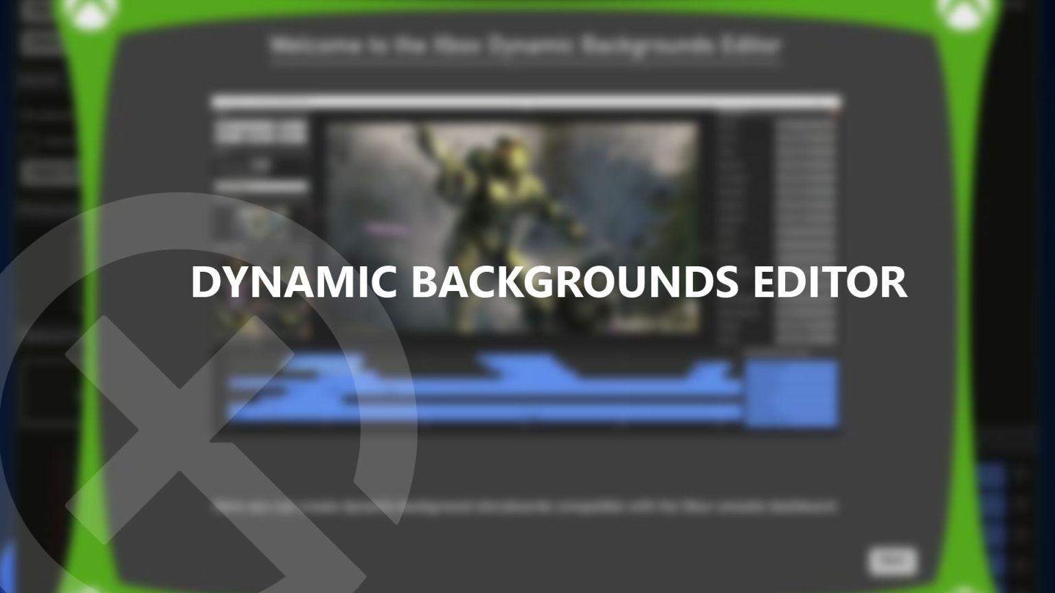 dynamic backgrounds editor generacionxbox
