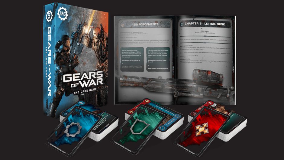 Ya disponible la preventa del juego de cartas de Gears of War ¡También con versión en español!