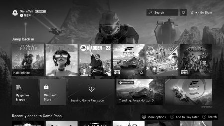 dashboard xbox blanco y negro generacionxbox