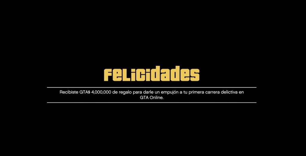 GTA Online - 4 millones de regalo