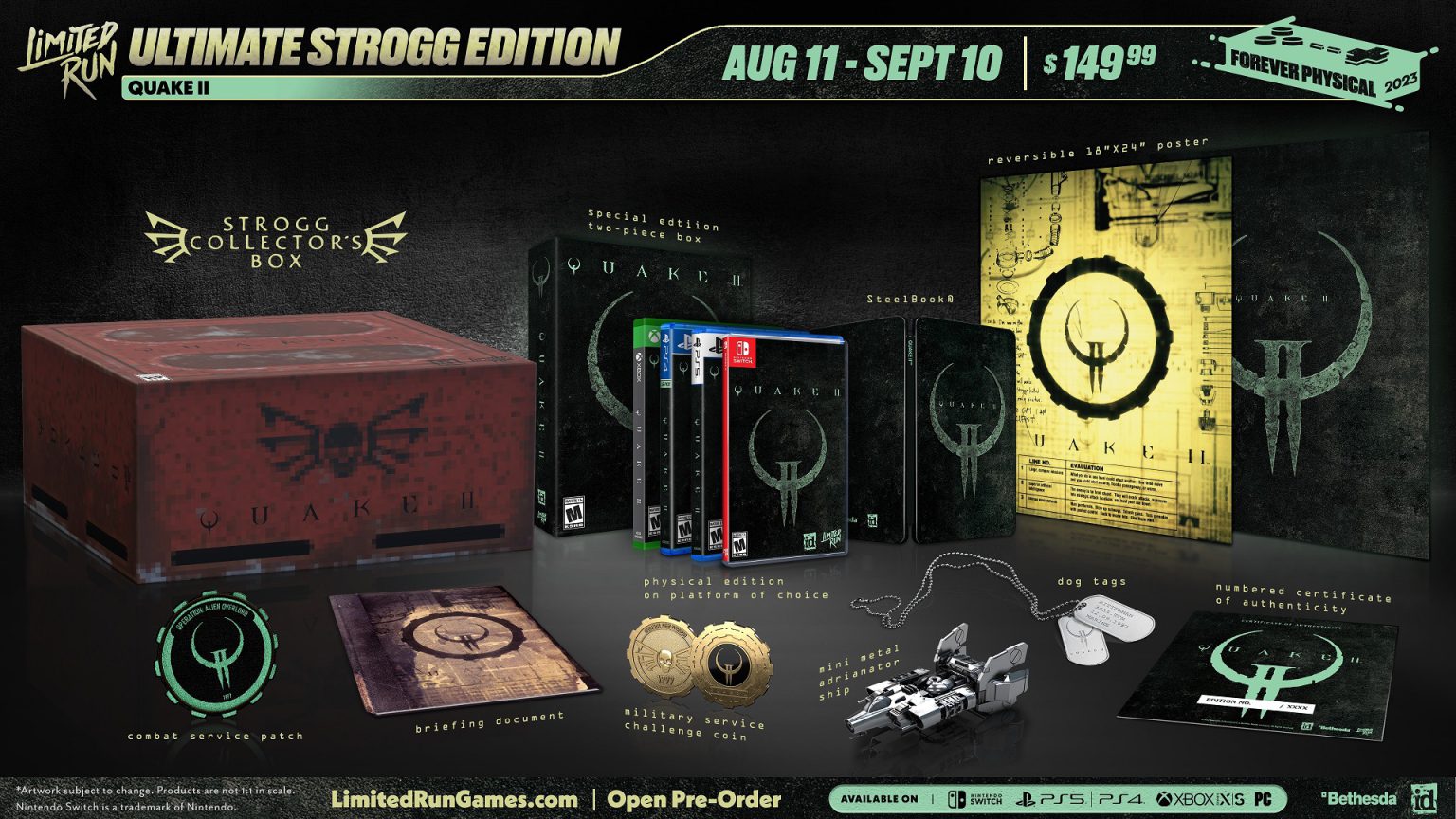 quake ii physical editions 2023