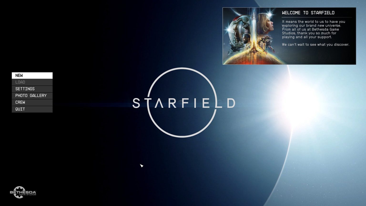 starfield menu generacionxbox