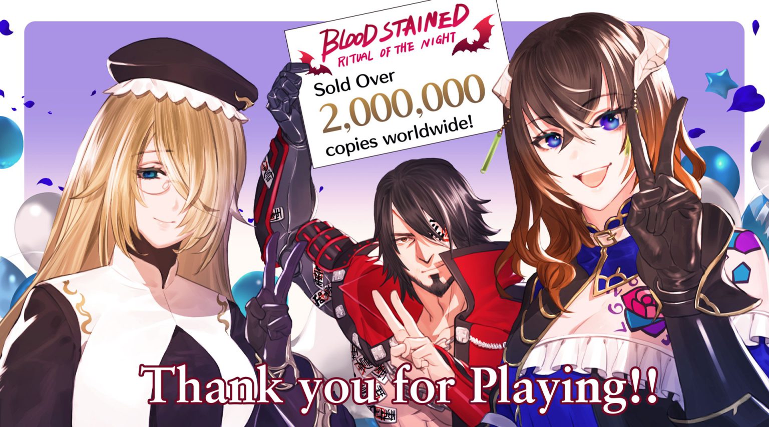 Bloodstained: Ritual of the Night llega a los 2 millones de copias vendidas bloodstained ritual of the night reach 2 million sales