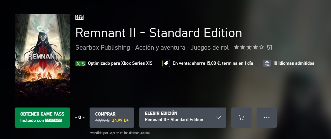 remnant ii on xbox game pass 2023