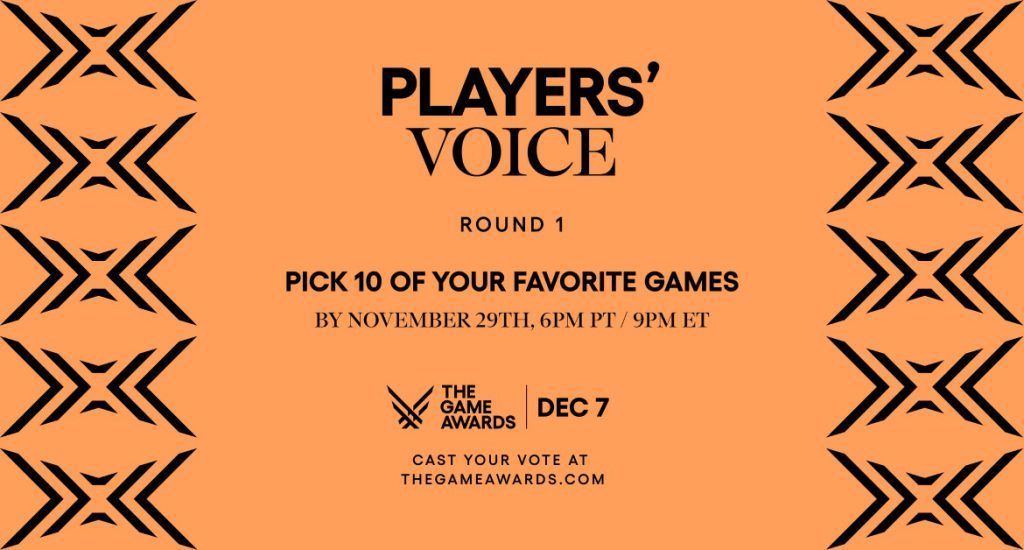 the game awards 2023players choice