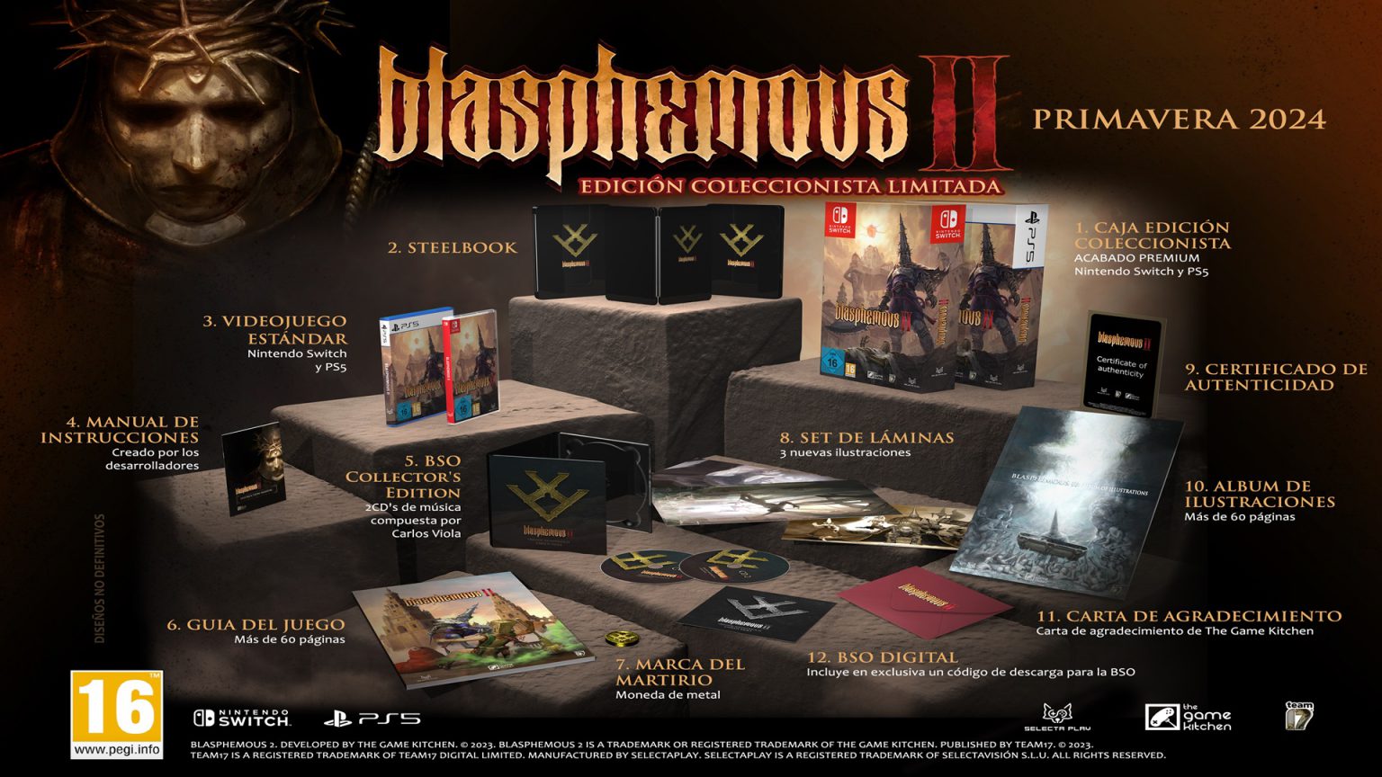 blasphemous 2 collectors edition no xbox yet