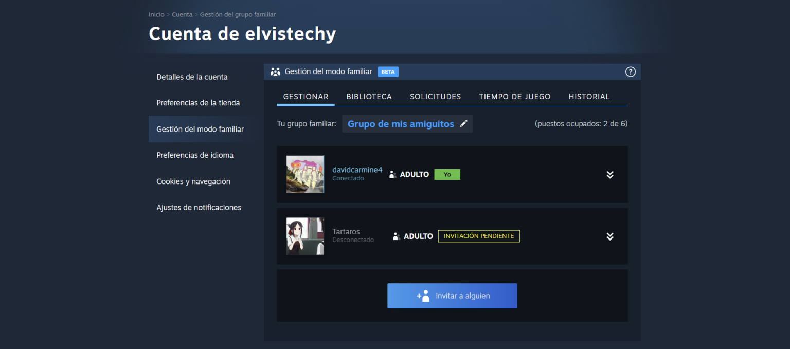 Tutorial: Así puedes configurar Steam Family y compartir tu cuenta ...