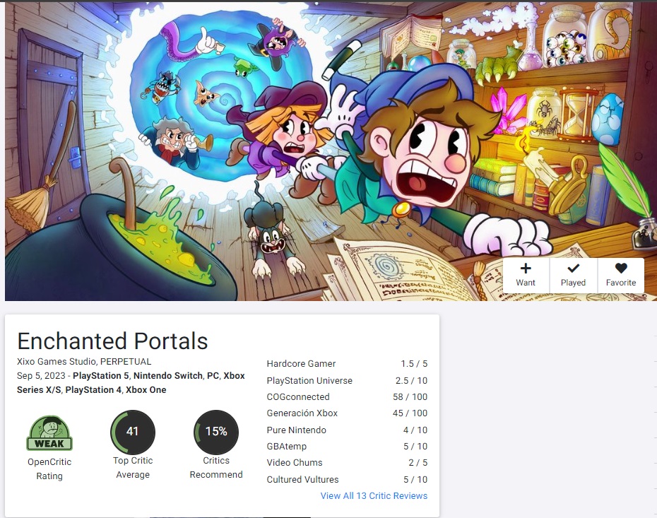 Enchanted portal xbox