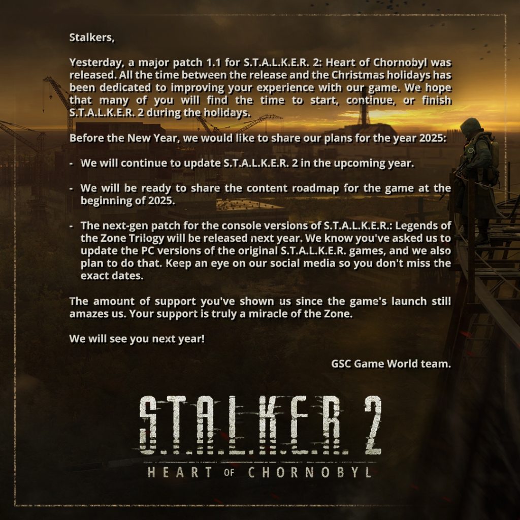 STALKER 2 - Patchs 2025