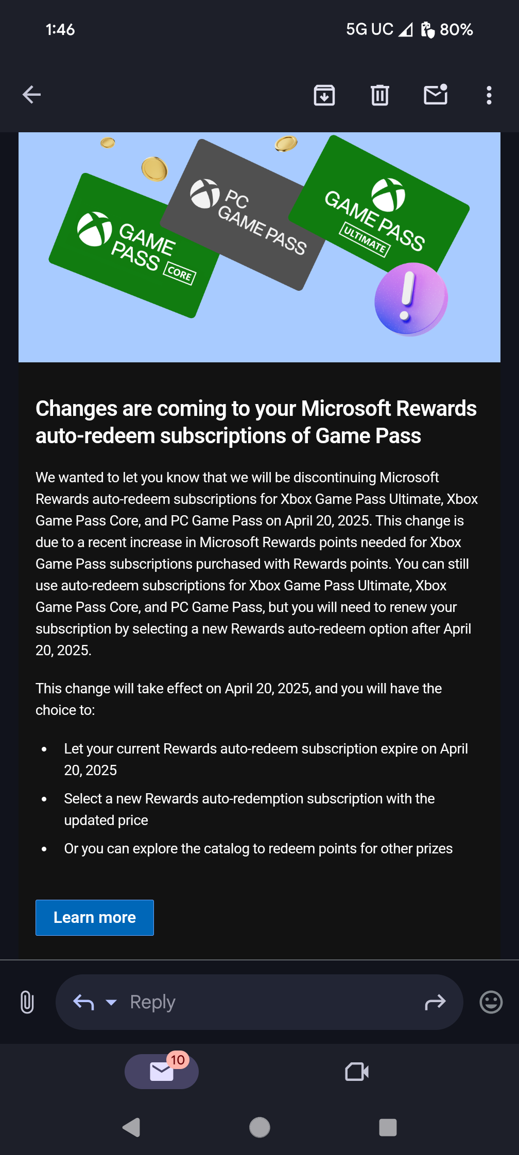 Correo Rewards