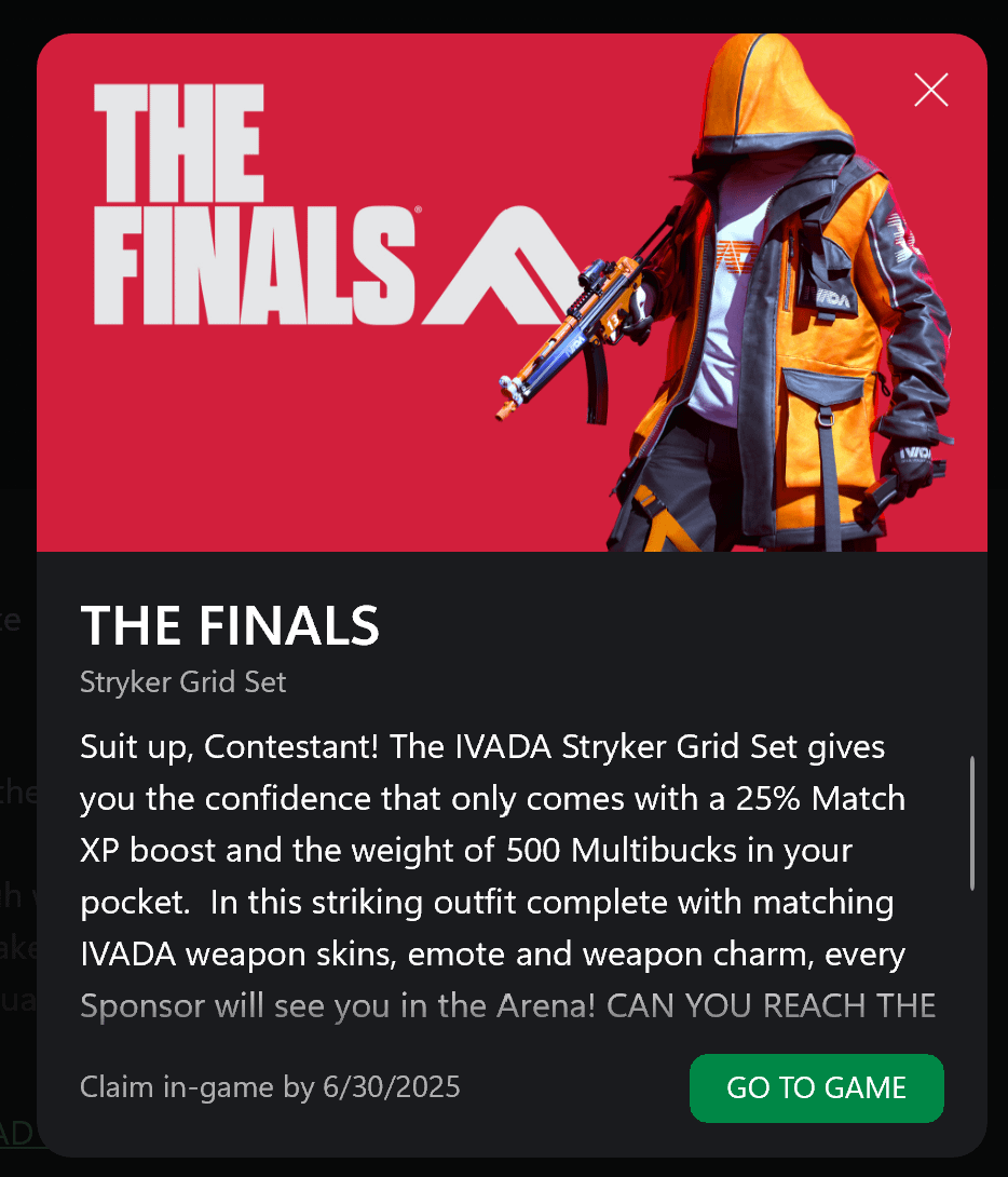 The Finals Códgo Gratis