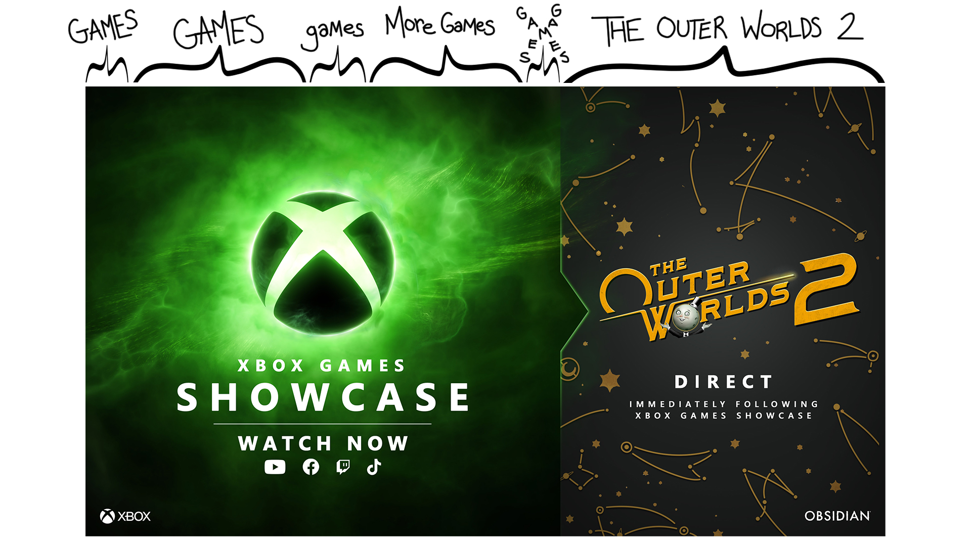 Esta es la imagen compartida por Xbox UK sobre el XBG Showcase.