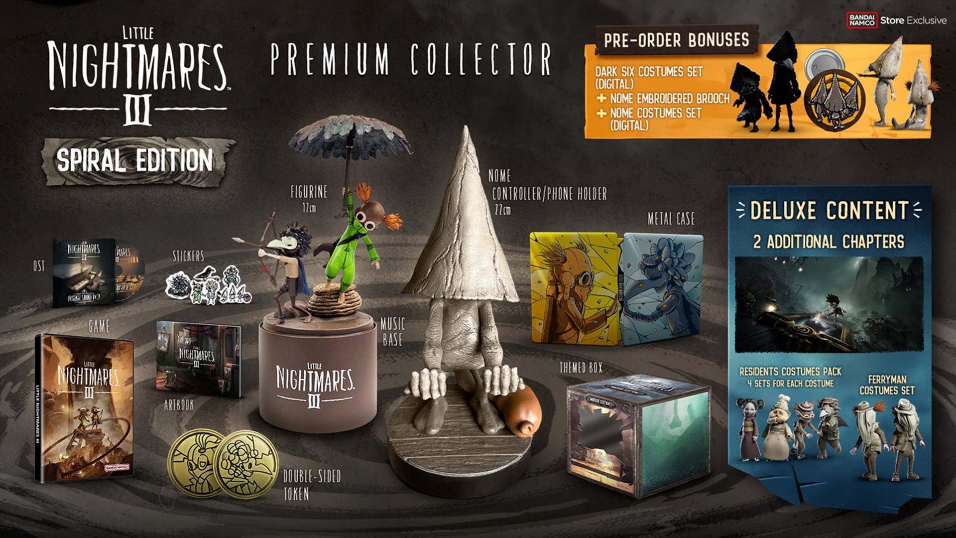 A must-have collection item, Little Nightmares 3 presents its most unsettling physical editions