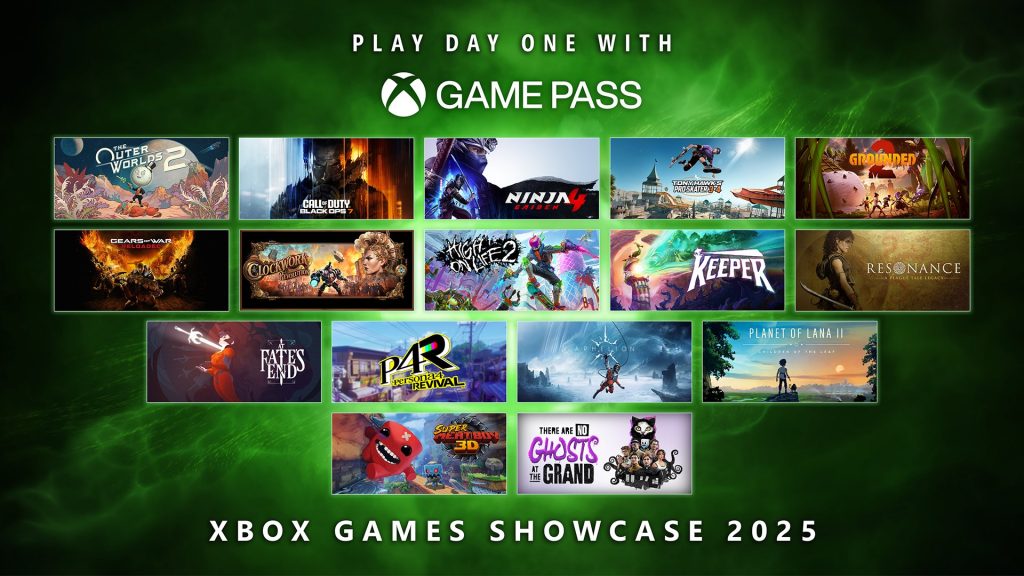 Xbox Game Pass arrasa: todos los juegazos confirmados en el Xbox Game Showcase 2025