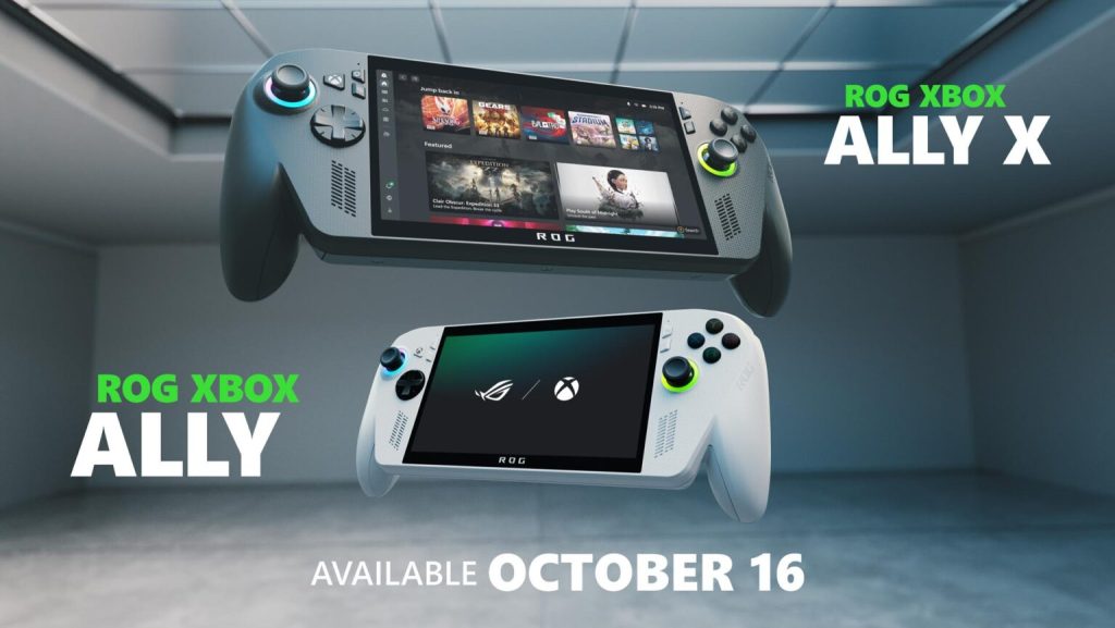 Rog Xbox Ally Y Ally X Ya Tienen Fecha Disponibles El 16 De Octubre Con Grandes Novedades