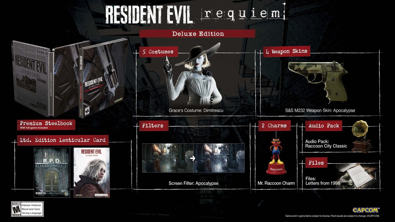 Resident Evil Requiem presenta su Steelbook Deluxe Edition con contenido exclusivo Resident Evil Requiem Presenta Su Steelbook Deluxe Edition Con Contenido Exclusivo