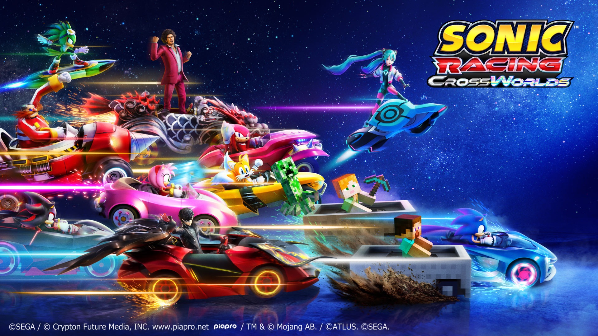 Sonic Racing: CrossWorlds x Ichiban Kasuga now has an official release date