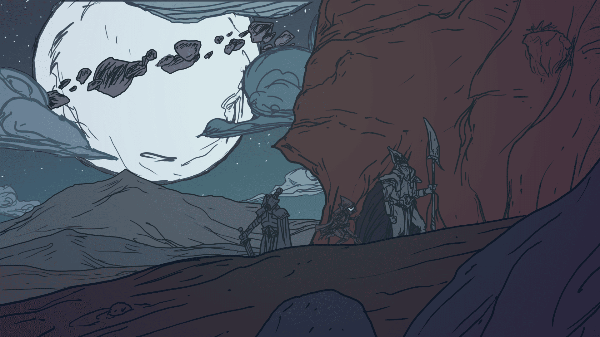 Get for free on PC Assassin at Crimson Keep, a dark visual novel with multiple endings