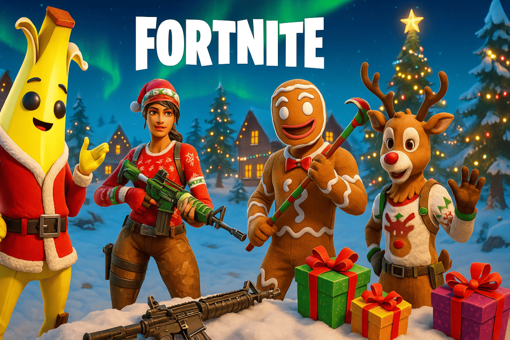 Fortnite Og Activa Su Temporada Navidena Aqui Tienes Todas Las Armas Y Skins
