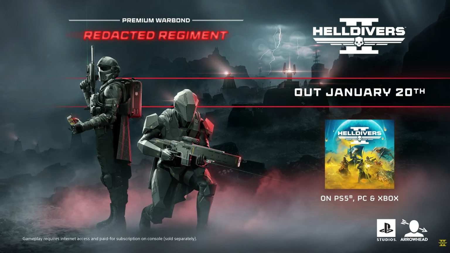 Helldivers 2 - Redacted Regiment Warbond