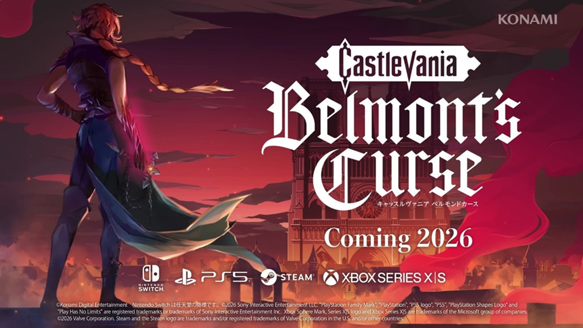 Castlevania returns with a bang with Belmont’s Curse to arrive in 2026