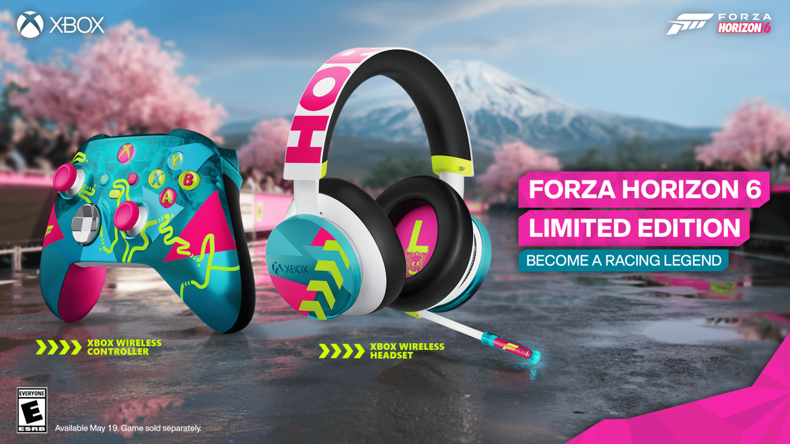 Xbox Presenta El Mando Y Auriculares Oficiales De Forza Horizon 6 Con Diseno Exclusivo