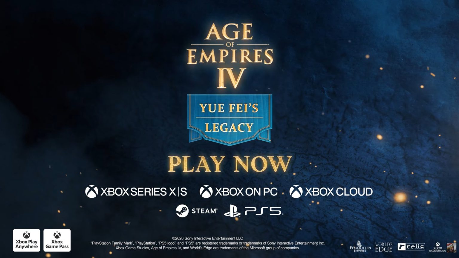 Age of Empires IV - Yue Fei's Legacy Launch Trailer